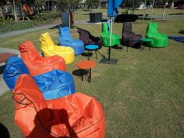 beanbags at Mater Auction Helensvale 2022